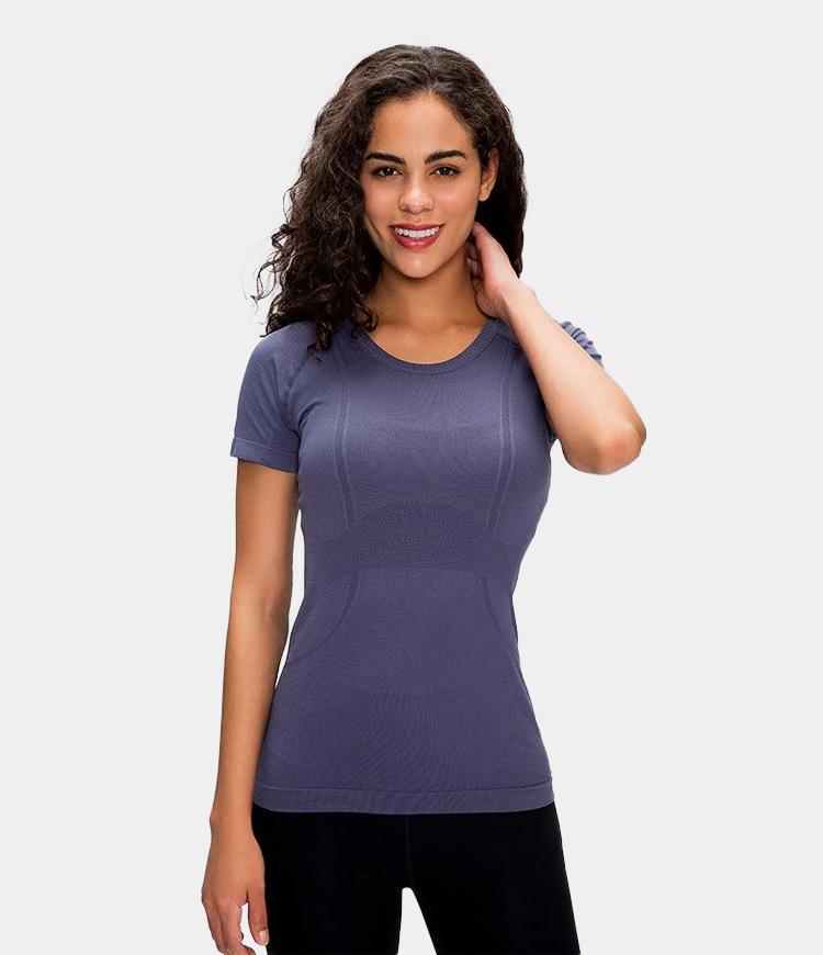 Breathable Short Sleeves Sports Top