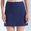 Crisscross Vest Solid Stretch Skirt