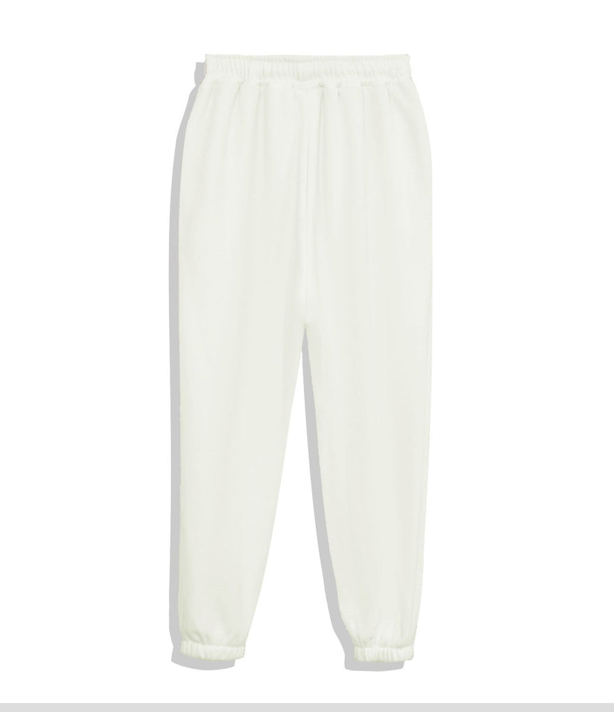 Drawstring Fleece Lined Capri Joggers