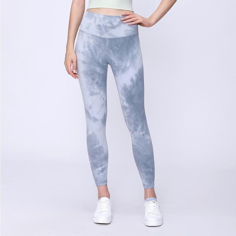Nylon Double sided Tie dye Cropped Legging
