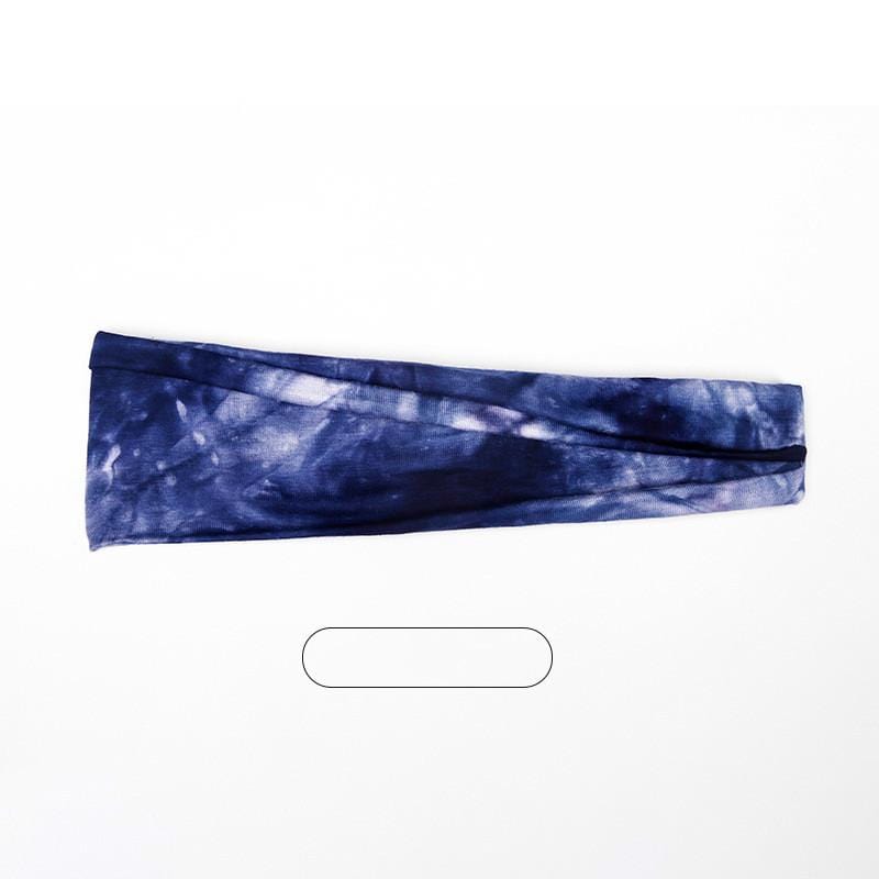 Broad brimmed headband outdoor leisure fitness