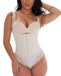 Zipper Button Triangle Lace Bodyshaper