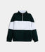 Patchwork Half Zip Sweatshirt