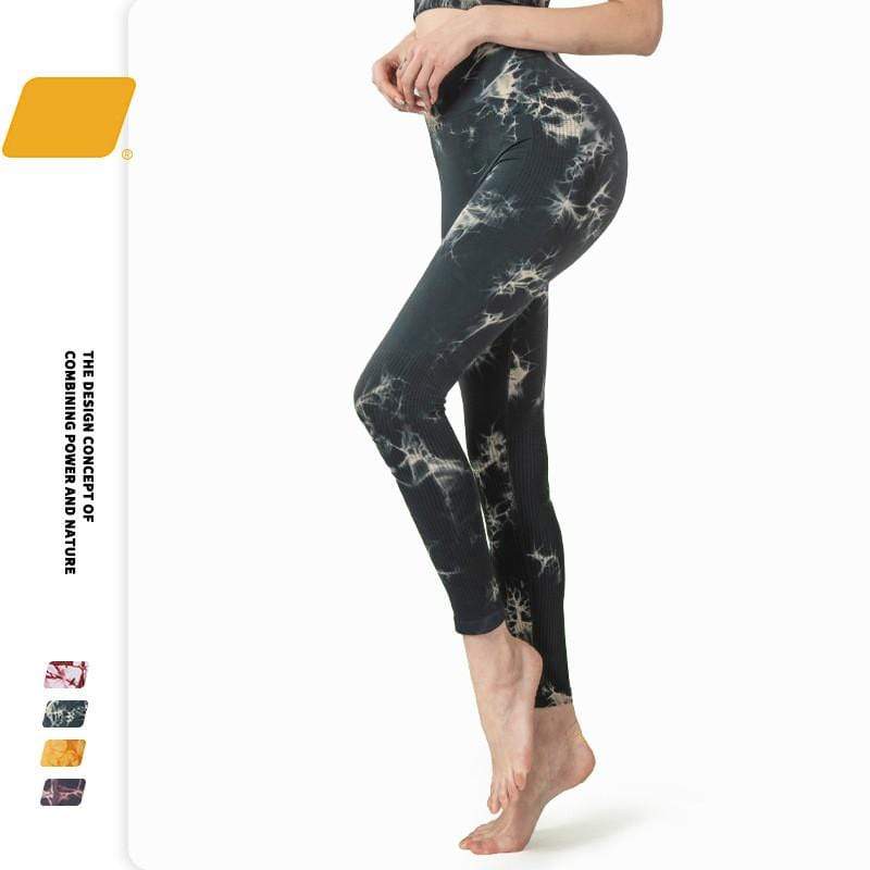 Tie Dye Tight Yoga Suit