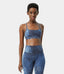 Neck Tie Dye Back Low Support Sports Bra