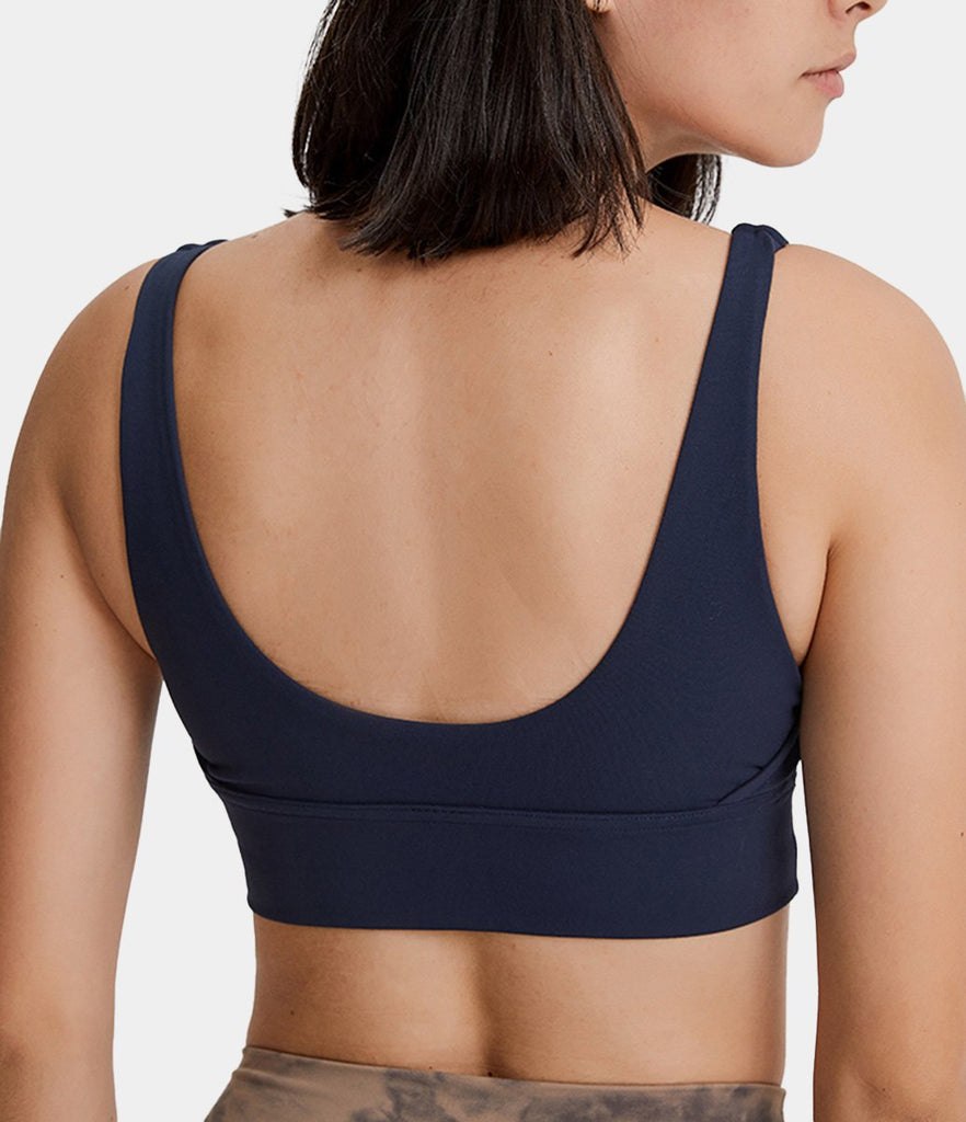 Neck Tank Low Support Sports Bra