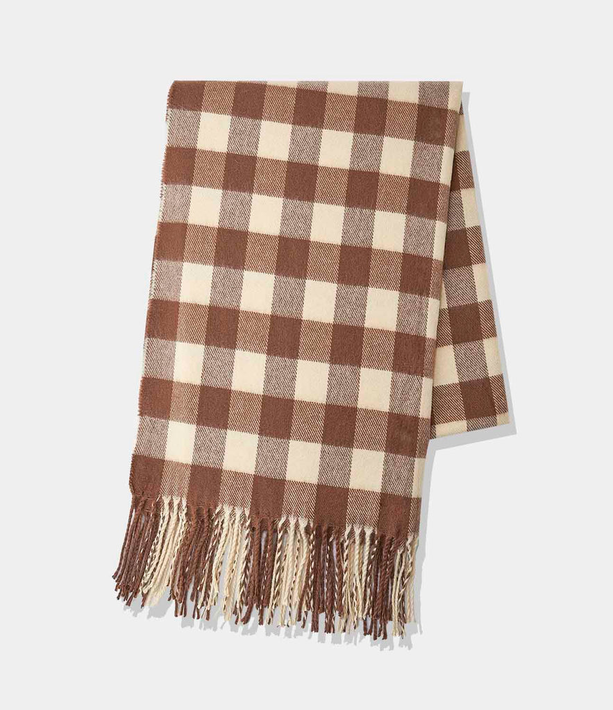 Plaid Check Vintage Design Scarf