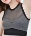 Flow High Neck Longline Mesh Tank Top