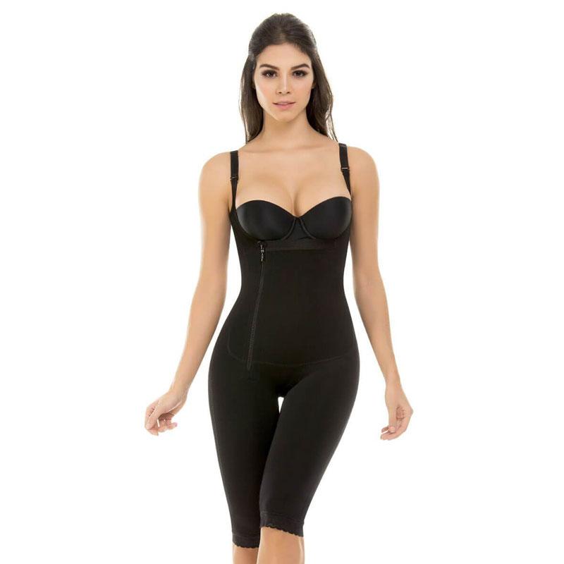 Abdominal Control Corset Open Bust Bodysuit