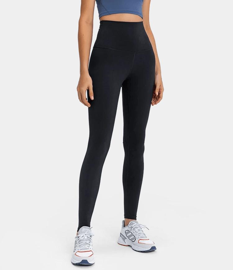 Super High Waisted Camo Waistband Pocket Leggings