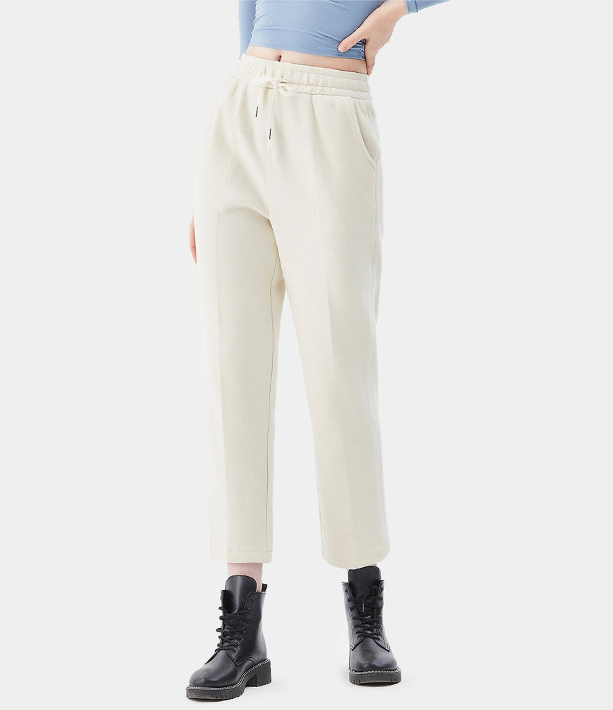 Drawstring Solid Color Pants