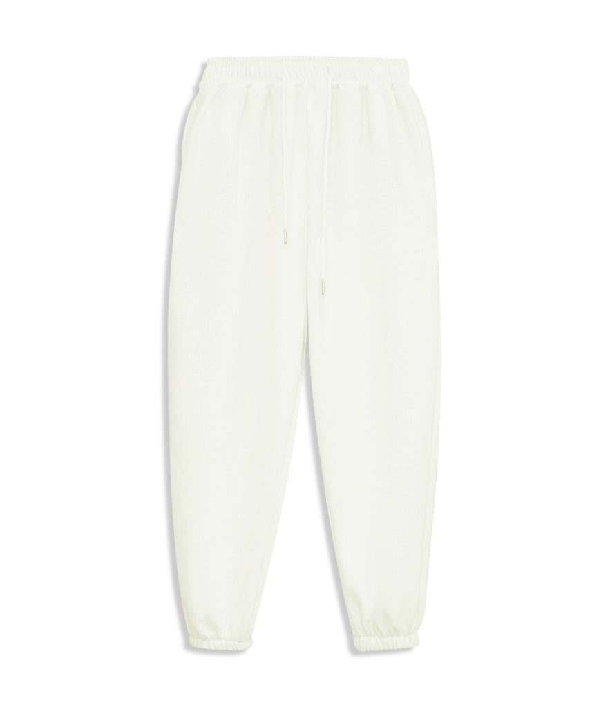 Drawstring Fleece Lined Capri Joggers