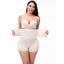 Women Sponge Cushion Flat Angle Solid Color Bodysuit