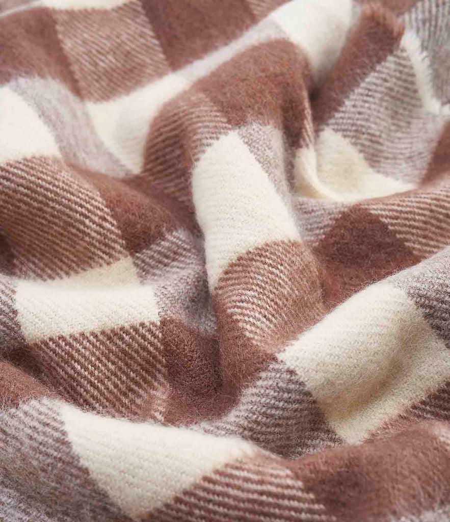 Plaid Check Vintage Design Scarf