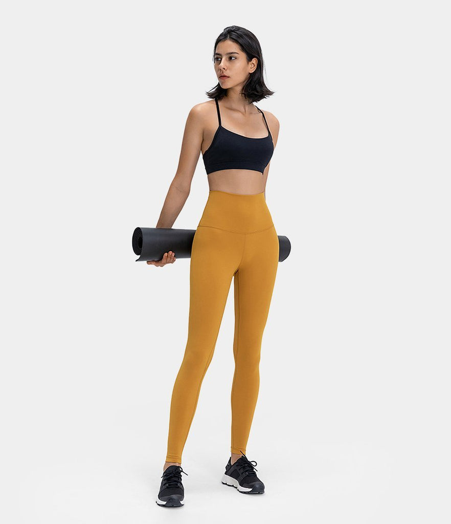 Super High Waisted Camo Waistband Pocket Leggings