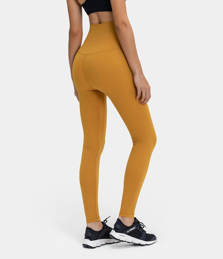 Super High Waisted Camo Waistband Pocket Leggings