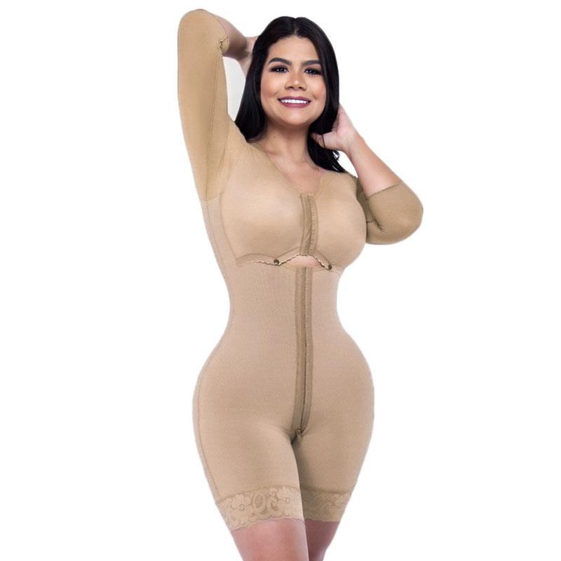 Hook Long Sleeve Women Shapewear Bra