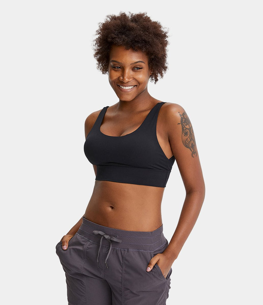 Neck Tank Low Support Sports Bra
