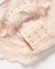 Zipper Button Triangle Lace Bodyshaper