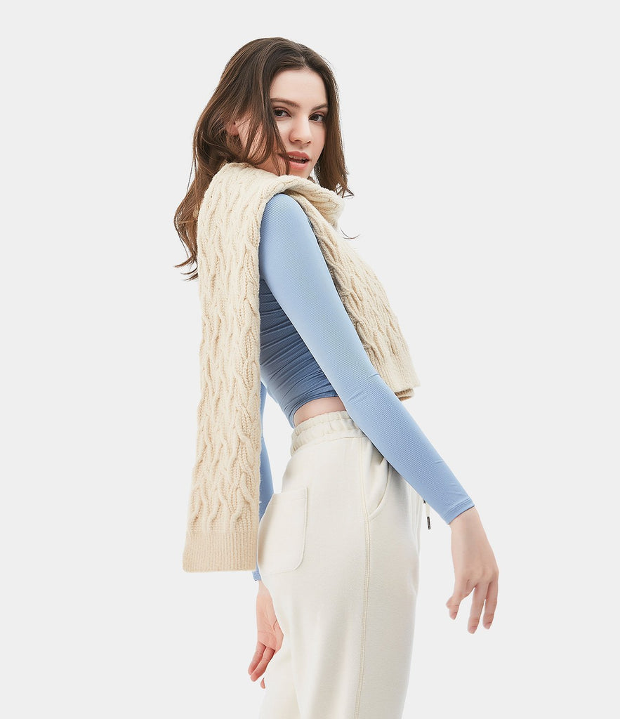 Cable Knitted Scarf