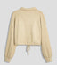 Drawstring Cropped Sweater