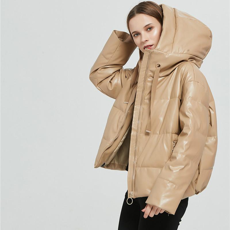 Heavy Leather Cotton Padded Jacket