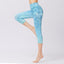 High-waisted Nude Casual Tight Seven-point Yoga Pants