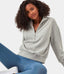 Half Zip Solid Color Sweatshirt