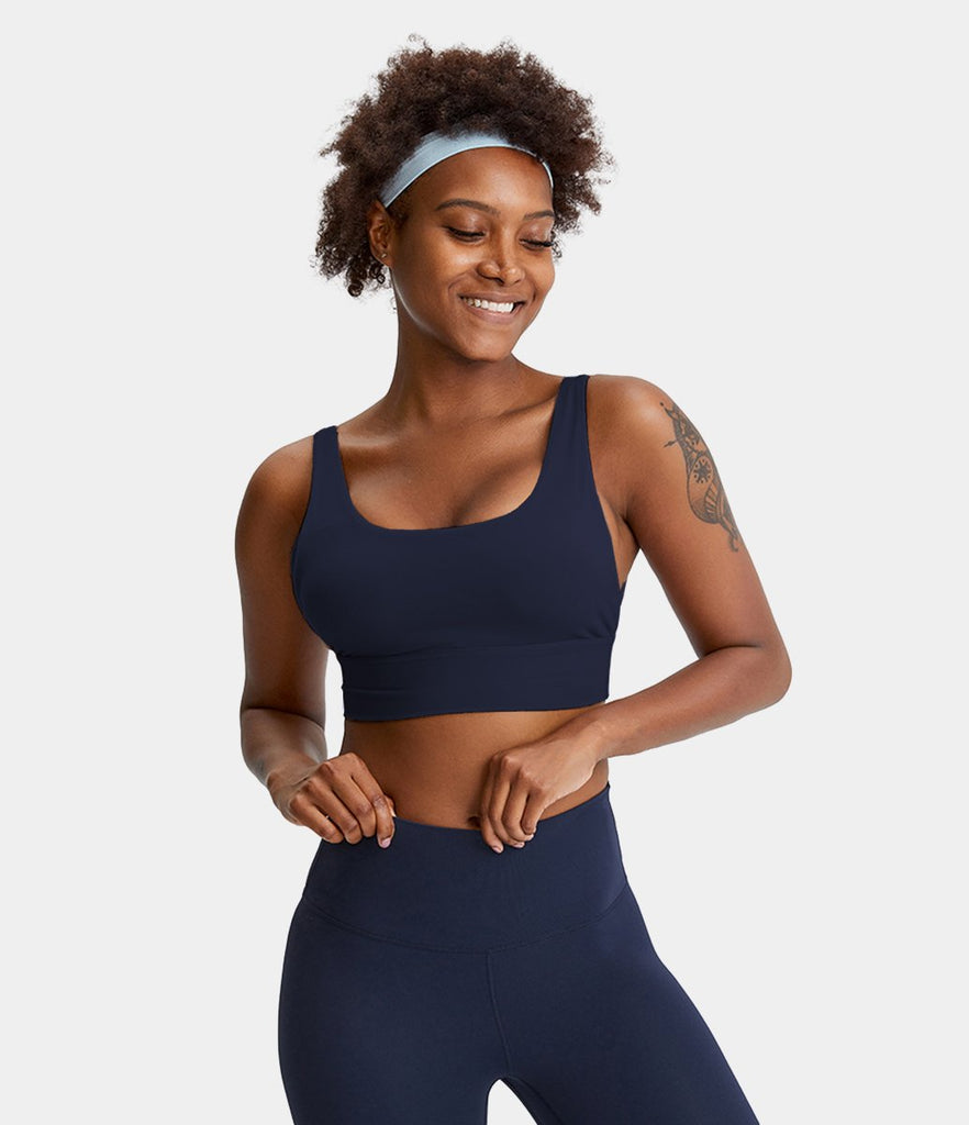Neck Tank Low Support Sports Bra