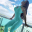 Sexy One piece Fitness Printing Jumpsuit