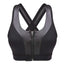 Adjustable Front Zipper Sports Bra