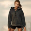 Fleece Drawstring Hooded Sweater Coat