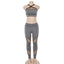 Mesh Sports Bra Sexy Yoga Suit