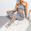Fashion Mesh Streetwear Sports Suits Pcs