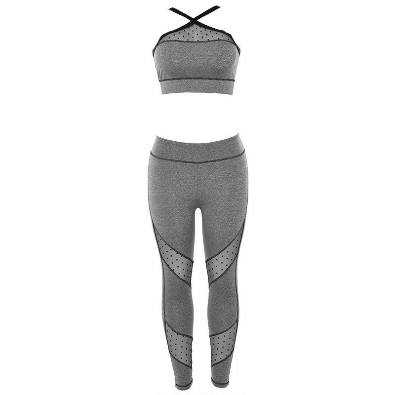 Fashion Mesh Streetwear Sports Suits Pcs