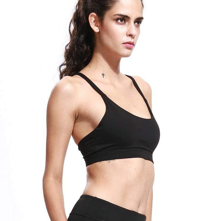 Sexy Slim Strap Cross Yoga Bra
