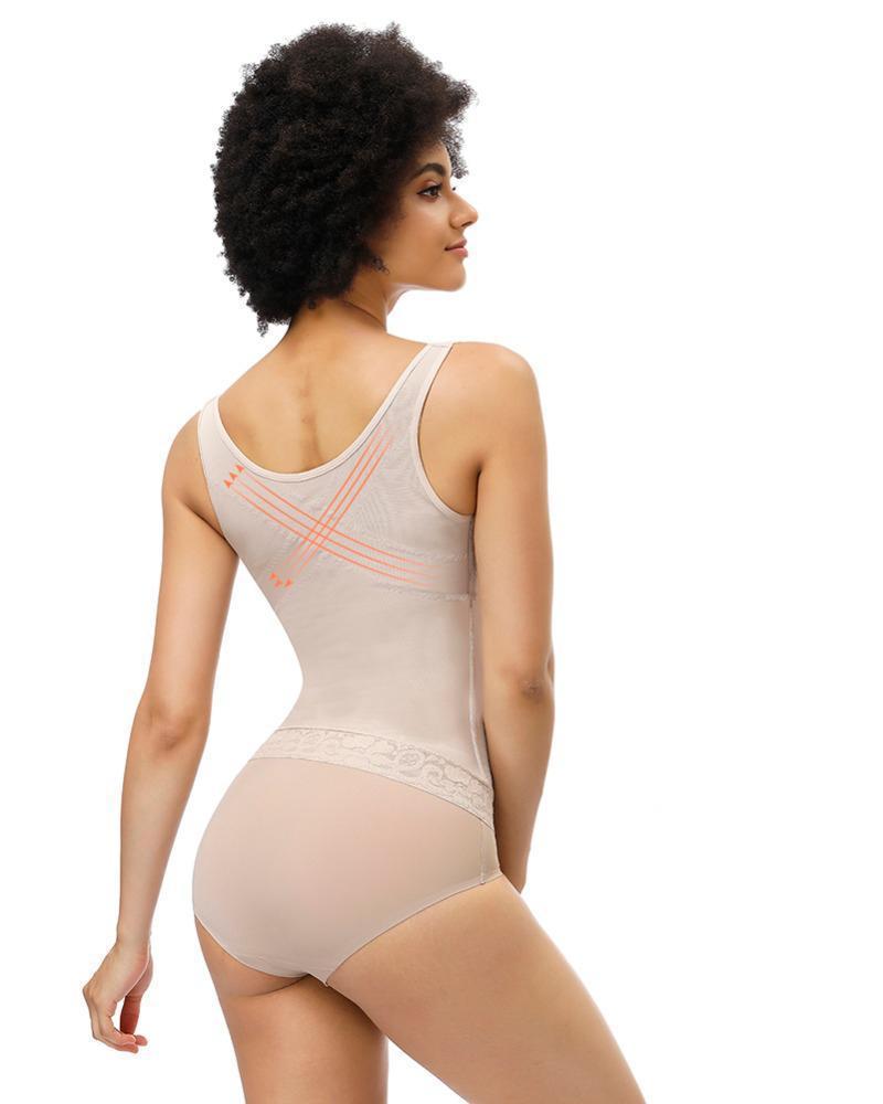 Plus Size Women Vest Tummy Belly Girdle Body Shaper
