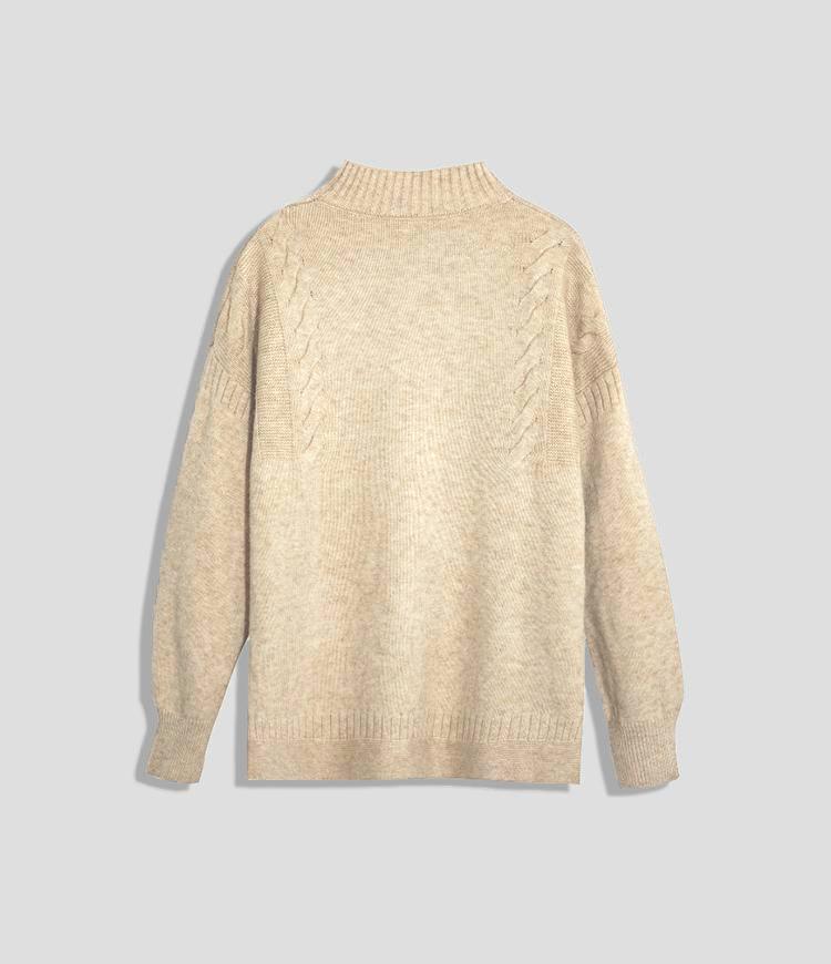 Mock Neckline Sweater