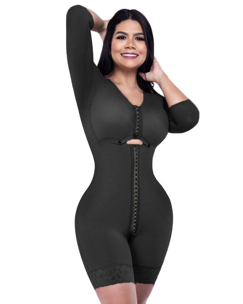Hook Long Sleeve Women Shapewear Bra