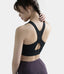Bloom Neck Seamless Crisscross High Support Sports Bra