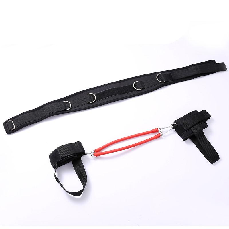 Calliven Creaative Home Leg Trainning Resistance Bands Basketball Trainer Hands Free Legs Ankle Straps Workout Guide
