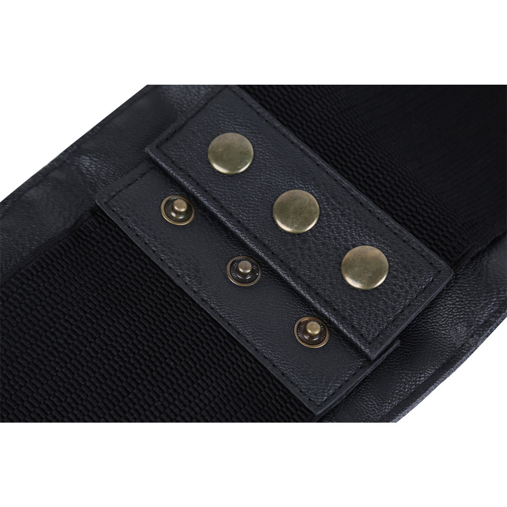 Vintage Wide Bandage Waist Leather Corset