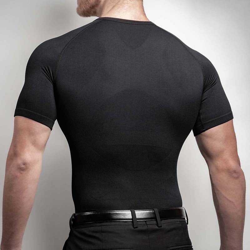 Gymonster Body Building Posture Corrector Undershirt Crew Neck