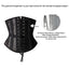 Double Steel Boned Breathable Waist Training Mesh Underbust Black Corset