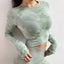 Camo Seamless Crop Shirts