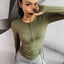 Zip Long Sleeve Yoga Shirts