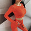 Knit Seamless Fitness Long Sleeve Shirt