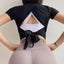 Open Back Workout Sport Shirt
