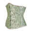 Women Lace Up Boned Jacquard Brocade Waist Training