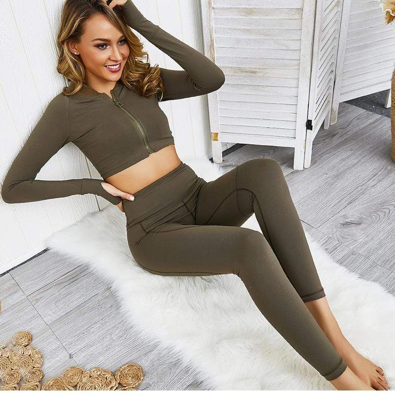 Long Sleeve Yoga Set